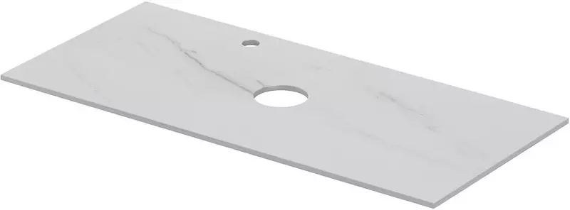 Мебельная столешница Aquanet Flat 100 с отверстием столешница керамогранит мрамор левая 10419₽