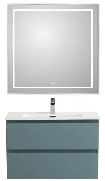 Мебель для ванной подвесная Belbagno Kraft 75 голубая матовая 63000₽