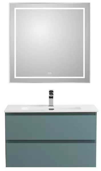 Мебель для ванной подвесная Belbagno Kraft 80 голубая матовая 63100₽