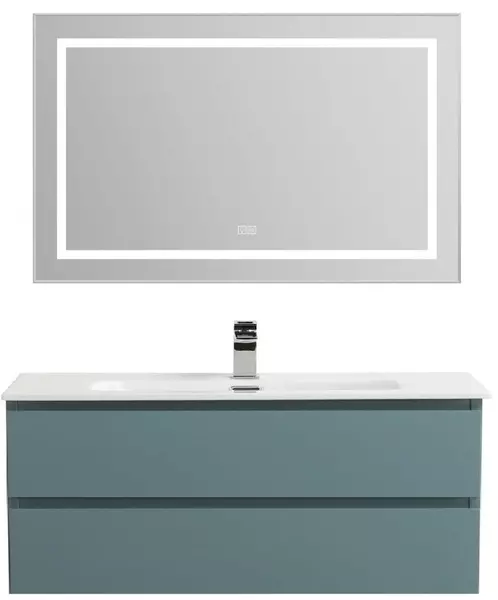 комплект Тумба с раковиной Belbagno Kraft 100 BB-8099-100 10146 подвесная голубая матовая Belbagno 67200₽