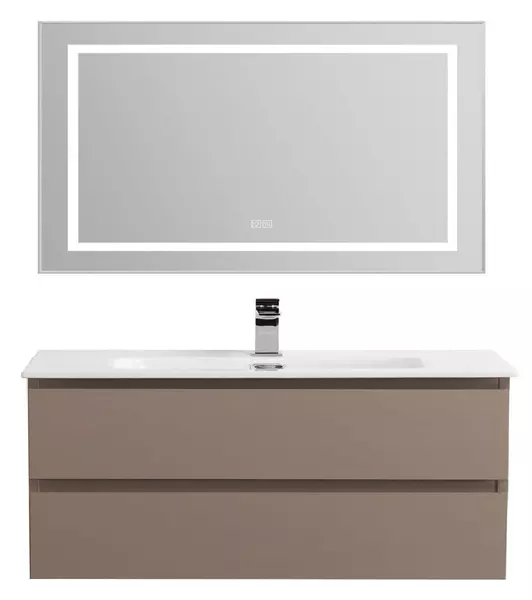 комплект Тумба с раковиной Belbagno Kraft 120 BB-8099-120 12146 подвесная бежевая матовая Belbagno 84100₽