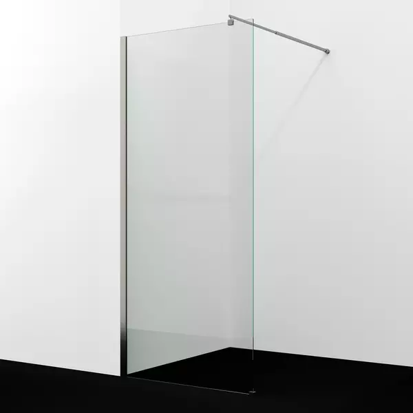 Душевая перегородка «WasserKRAFT» Rur 30W40BN 120/200 прозрачная/никель без поддона универсальная