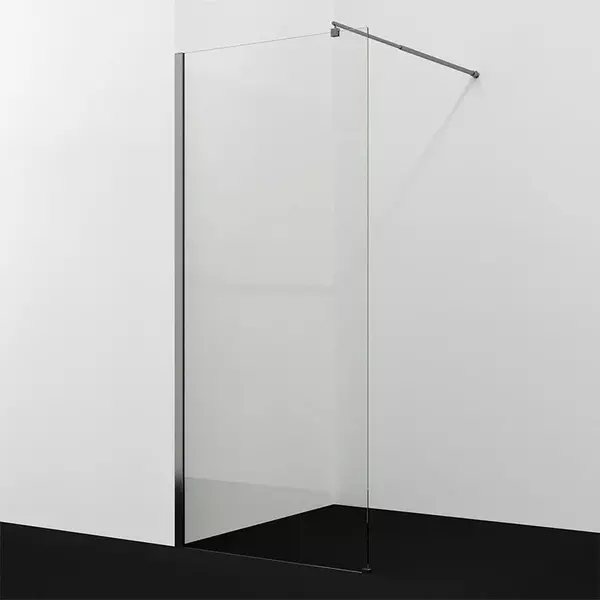 Душевая перегородка «WasserKRAFT» Rur 30W40GR 120/200 прозрачная/графит универсальная