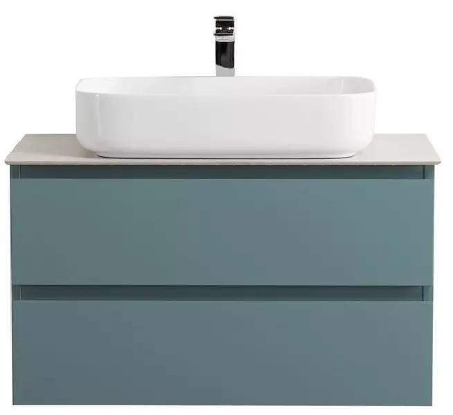 Мебель для ванной Belbagno Kraft 80 подвесная голубая матовая 54410₽