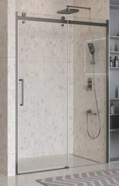Душевая дверь Belbagno MARINO_2-BF-1-150-C-GM 150195 прозрачнаяоружейная сталь универсальная 33760₽