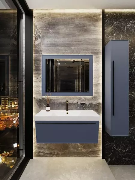 Мебель для ванной подвесная La Fenice Elba 100 Blu Grigio 66646₽