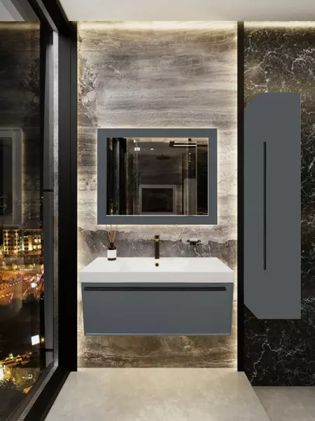 Мебель для ванной подвесная La Fenice Elba 100 Grigio 66646₽