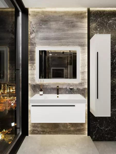 Мебель для ванной подвесная «La Fenice» Elba 80 Bianco