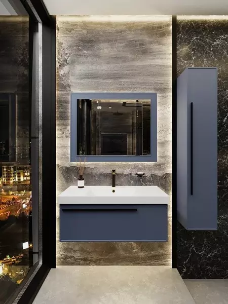 Мебель для ванной подвесная La Fenice Elba 80 Blu Grigio 58795₽