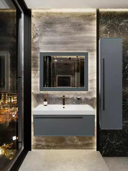 Мебель для ванной подвесная La Fenice Elba 80 Grigio 58795₽