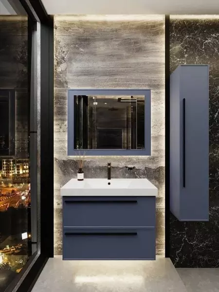 Мебель для ванной подвесная La Fenice Elba Twin 80 Blu Grigio 70137₽