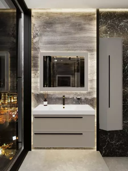 Мебель для ванной подвесная La Fenice Elba Twin 80 Cappuccino 70137₽