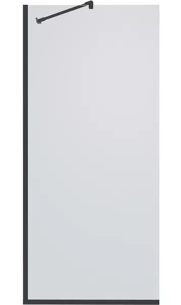 Душевая перегородка Timo TP-89003C-8 прозрачнаячёрная универсальная 23500₽