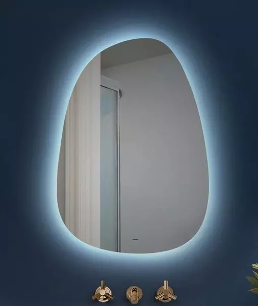 Зеркало «Silver Mirrors» Molecula Lite 57/80 с инфракрасным выключателем с подсветкой