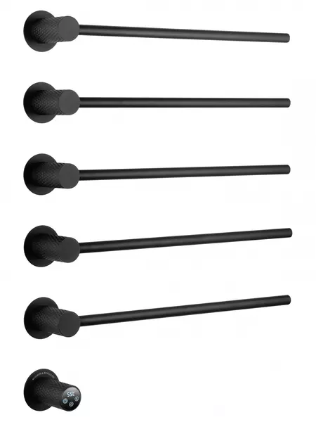 Полотенцесушитель электрический встраиваемый WONZON WOGHAND MUNCHEN Черный матовый WW-A355-MB Wonzon Woghand WW-A355-MB 233629₽