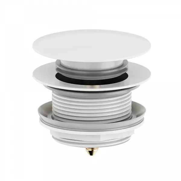 Донный клапан для ванны 1 12 WONZON WOGHAND Белый матовый WW-SS105-MW Wonzon Woghand WW-SS105-MW 3734₽