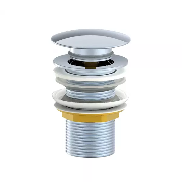 Донный клапан для раковины 1 14 WONZON WOGHAND Хром WW-88SS02-CR Wonzon Woghand WW-88SS02-CR 2860₽