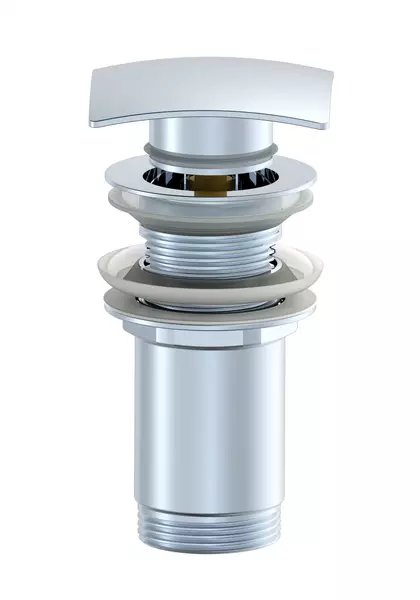 Донный клапан для раковины 1 14 WONZON WOGHAND Хром WW-88SS08-CR Wonzon Woghand WW-88SS08-CR 3814₽