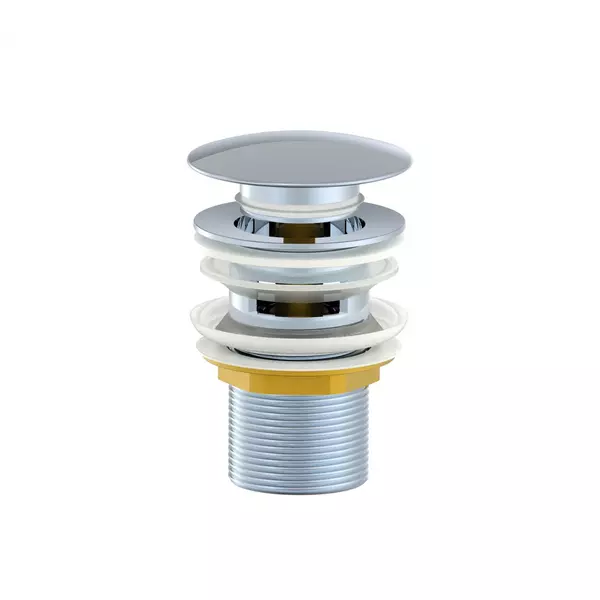Донный клапан для раковины с переливом 1 14 WONZON WOGHAND Хром WW-88SS01-CR Wonzon Woghand WW-88SS01-CR 2860₽