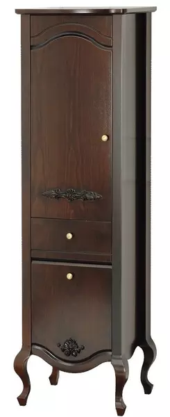 Шкаф из массива Migliore Impero 49 noceручки золото левый 174300₽