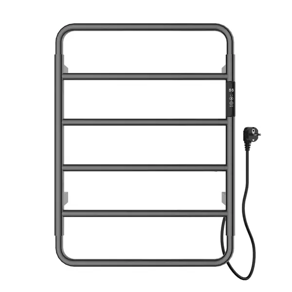 Полотенцесушитель электрический WONZON WOGHAND WISMAR Темный графит WW-AL201-GM Wonzon Woghand WW-AL201-GM 30030₽