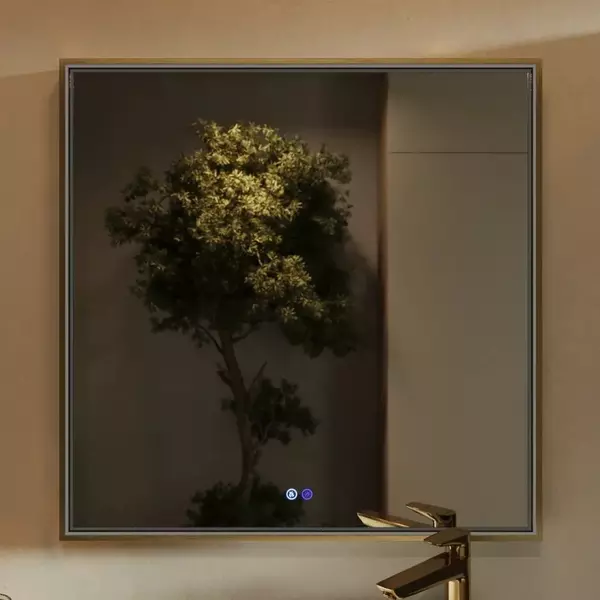 Зеркало Ukko Fresco 8080 с сенсоным выключателем с подсветкой и подогревом серебро 31823₽