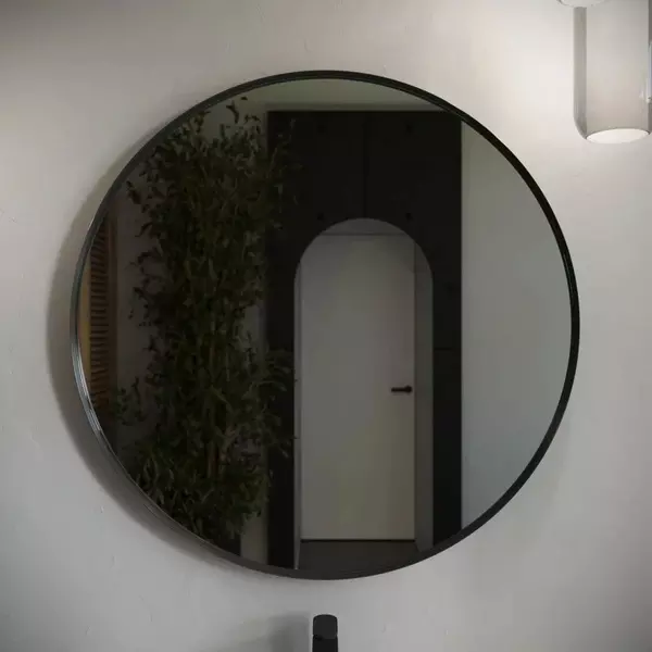 Зеркало Ukko Augusta 100 без света чёрное 20823₽