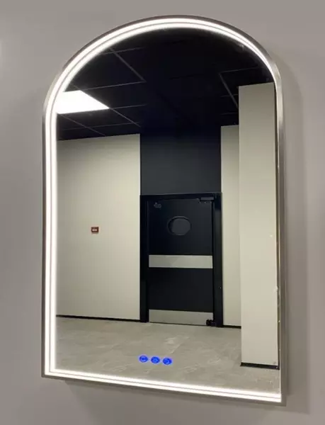 Зеркало Ukko Etruscan 50100 с подсветкой серебро 26686₽