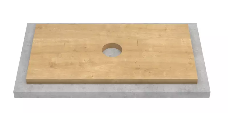 Мебельная столешница ZOV 80 пластик туя 13739₽