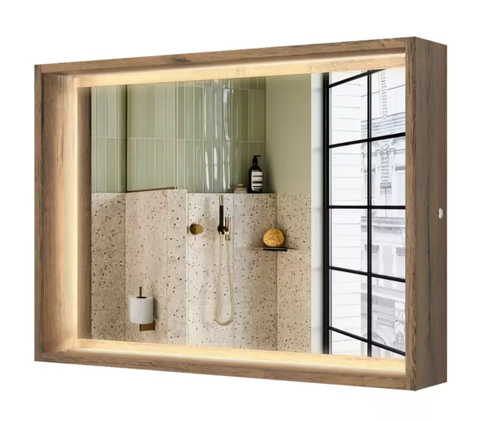 Зеркало ZOV Парма 90 с подсветкой аттик 25987₽