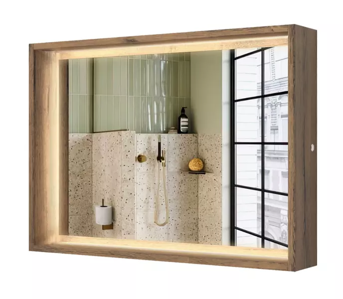 Зеркало ZOV Парма 120 с подсветкой аттик 29538₽