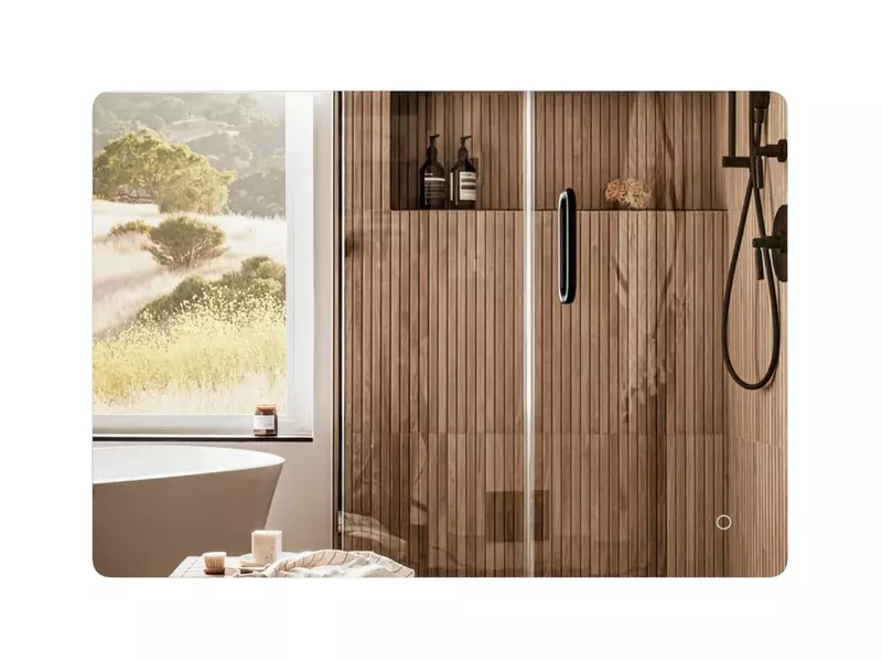 Зеркало ZOV 201 10070 с сенсорным выключателем с подсветкой 27885₽