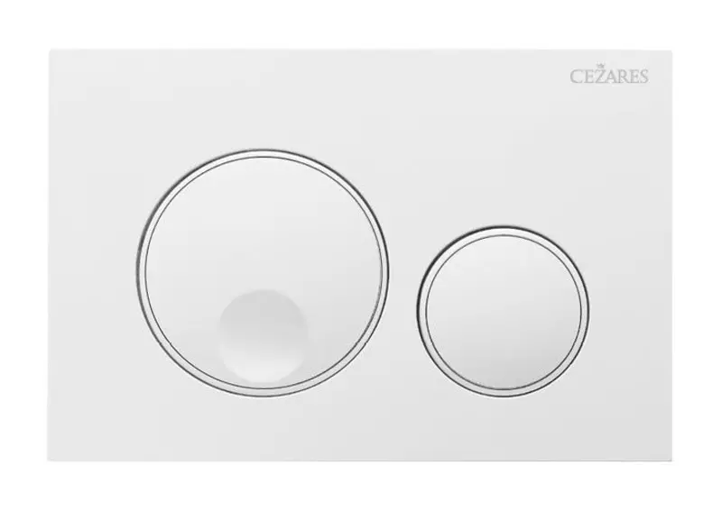 Кнопка смыва Cezares RELAX-BTN-BL полимер белая 2500₽
