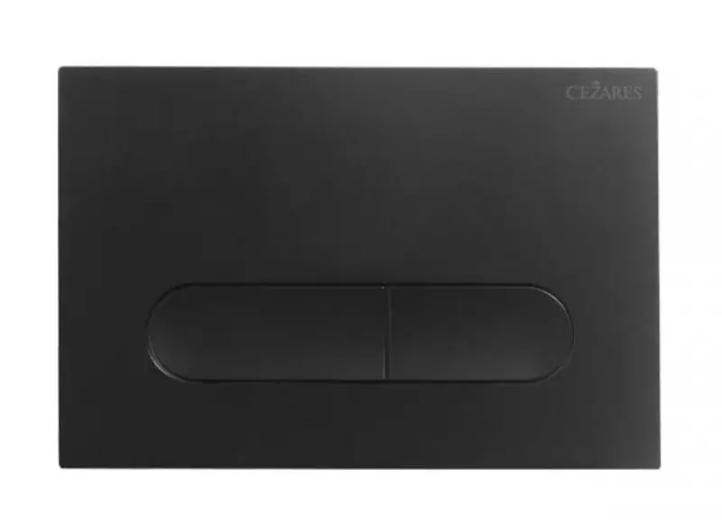 Кнопка смыва Cezares LINER-BTN-NOP полимер чёрная матовая 3900₽