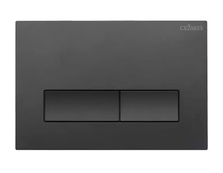 Кнопка смыва Cezares SLIDER-BTN-NOP полимер чёрная матовая 3900₽
