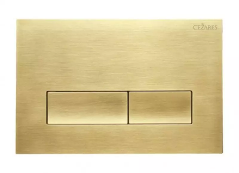 Кнопка смыва Cezares SLIDER-BTN-BORO полимер брашированное золото 4800₽