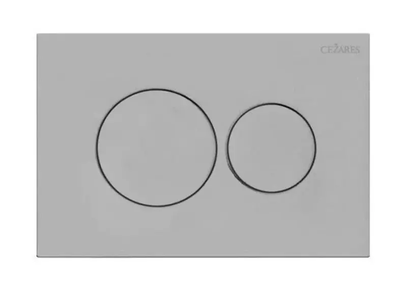 Кнопка смыва пневматическая Cezares PN1-BTN-IN полимер сатин 4800₽