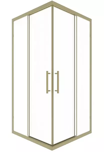 Душевой угол-ограждение Timo TKSS-9017C-8 9090 прозрачныйматовое золото квадратный без поддона 57400₽