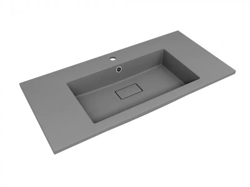 Раковина Флорентина Line 10048 искусственный камень серый шёлк 10374₽