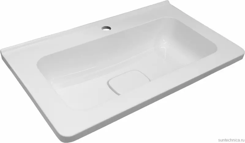 Раковина «Эстет» Каре Люкс Мини 60/35 искусственный камень белая