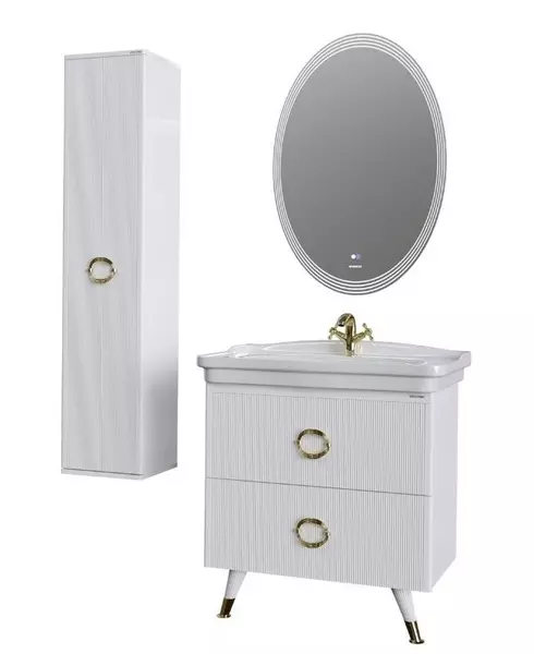 Мебель для ванной Grossman Атрио 85 белая глянцевая 60000₽