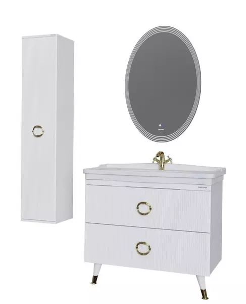 Мебель для ванной Grossman Атрио 105 белая глянцевая 66900₽