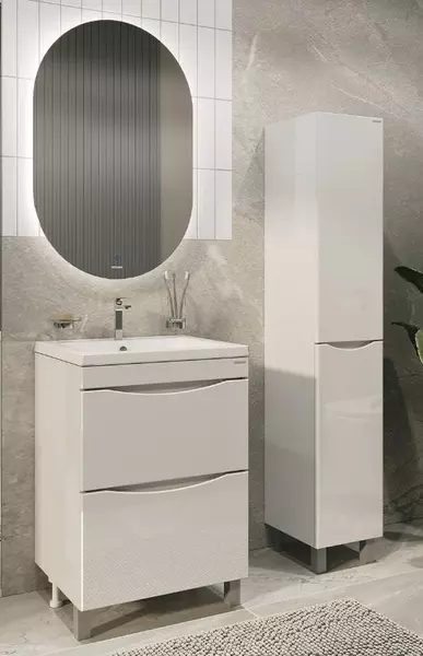 Мебель для ванной Grossman Виста 58 белая глянцевая 37600₽