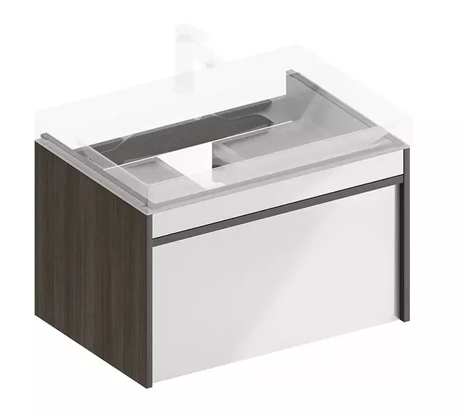 Тумба с раковиной Kerama Marazzi Modula 70 с 1 ящиком Logica 70-2 подвесная белаяарабика 43587₽