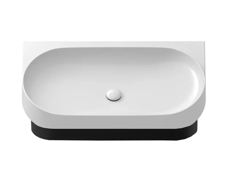 Консоль Ravak Yard 80 Yard 8050 без отв белая подвесная чёрная 87340₽