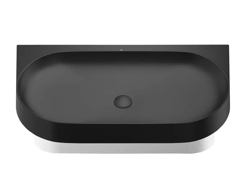 Консоль Ravak Yard 80 Yard 8050 с отв чёрная подвесная белая 100945₽