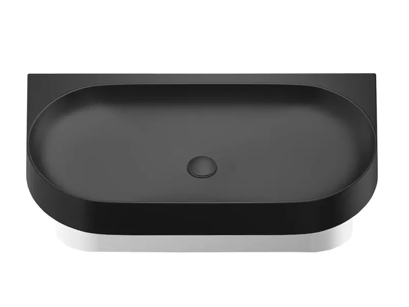 Консоль Ravak Yard 80 Yard 8050 без отв чёрная подвесная белая 100945₽