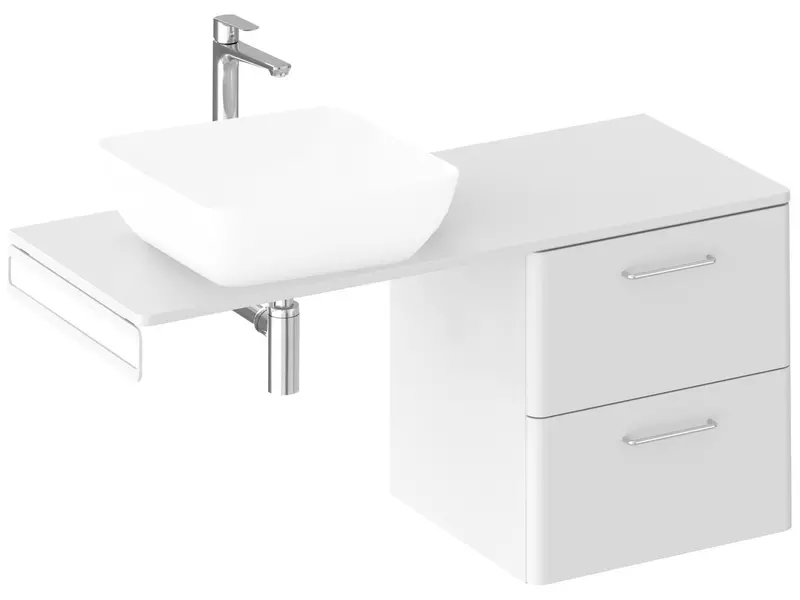 Тумба с раковиной Ravak SD Balance II 60 Uni Slim S 38 подвесная белый универсальная 150926₽