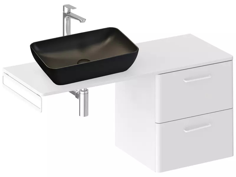 Тумба с раковиной Ravak SD Balance II 60 Uni Slim R 5031 подвесная белый универсальная 156099₽