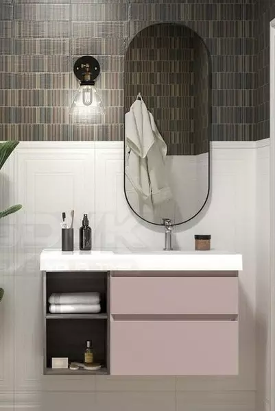 Мебель для ванной подвесная Kerama Marazzi Cubo 90 мальва матовыйметц 78260₽